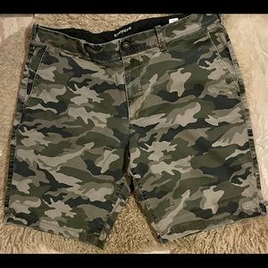 Express Camouflage Shorts. Size. 34. Great Shape!!